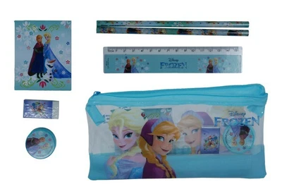 DISNEY Sonderpreis! Eiskönigin Frozen Schreibset 7-teilig Federtasche Elsa & Anna