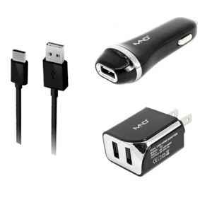 USB Type C  Multi-Charger - Car and Home Charger for Samsung Galaxy - Picture 1 of 4