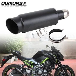 38-51mm Universal Motorcycle ATV Street Dirt Bike Slip-on Exhaust Muffler Pipe - Picture 1 of 12