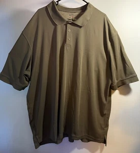Red Head Polo Shirt Olive Green Short-Sleeve Mens 3XL Regular-Fit Ribbed - Picture 1 of 9