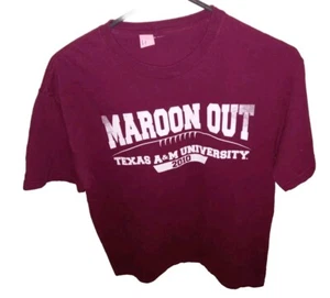 NCAA Texas A&M Aggies "Maroon Out" 2010 Vs. Nebraska Shirt (Men's Medium) - Picture 1 of 2