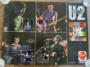 "Póster U2 SHOW TOUR 18x24"" stock grueso pesado enrollado sin agujeros de pasador" - Imagen 1 de 3
