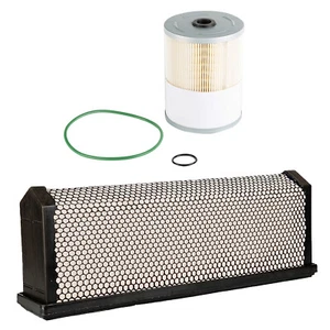 Air & Fuel Filter with Water Separator Kit Fits For Freightliner DD13 DD15 DD16 - Foto 1 di 8