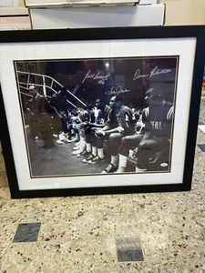 Bill Russell, Oscar Robertson, Sam Jones signed All Star Game 16 x 20 Framed JSA - Picture 1 of 4