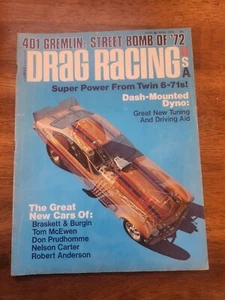 Drag Racing USA Magazine April 1972 401 Gremlin: Street Bomb of '72 The Snake - Imagen 1 de 3