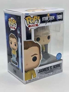JAMES T. KIRK (TRANSPORTER) | Star Trek | Funko Pop Plus | Glitter #1689 - Picture 1 of 9