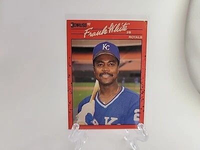 1990 Donruss Frank White #262 Kansas City Royals - Image 1 of 4