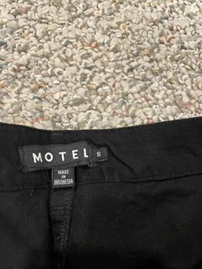 Motel Cargo Maxirock Gr. Small Rückenschlitz Säule Grunge schwarz Y2K - Bild 1 von 6