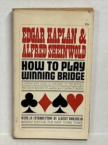 How To Play Winning Bridge Paperback Book Edgar Kaplan Collier Books 1970 - Imagen 1 de 4
