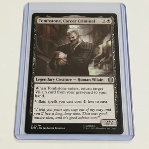 Magic: The Gathering Spider-Man U #70 2025 lápida, carrera criminal casi nuevo - Imagen 1 de 2