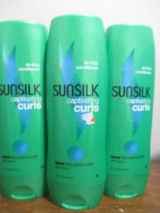 Lot of 3 Sunsilk De-Frizz Captivating Curls Conditioner 12 oz - Picture 1 of 1