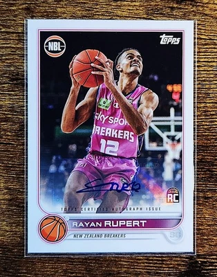 Rayan Rupert 2022-23 Topps NBL #51 (AU/RC) (44/50) - Image 1 of 2