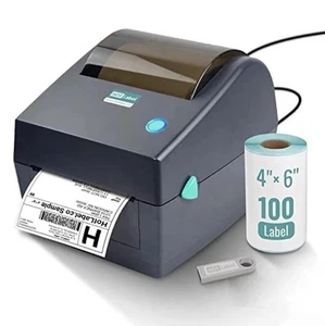 HotLabel Thermal Printer, Shipping Label Printer, Desktop Thermal Label Printer - Picture 1 of 6
