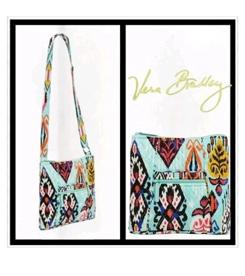 VERA BRADLEY Hipster Bandolera, Hobo, Bolso de Hombro Cartera Pueblo Aldeano Foto 1 de 4