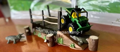 ERTL John Deere Bigfoot Farmer Loader Alligator Pit Adventure Scene Model - Image 1 of 3