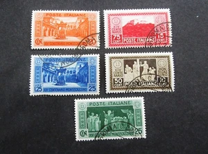 nystamps Italy Stamp # 232-236 Used $118 L25x788 - Picture 1 of 2