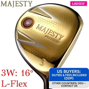 Ladies Majesty Prestigio XIII 13 Fairway wood 3W 16deg L-Flex TL760 with H/C - Picture 1 of 9