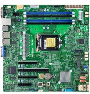 Supermicro X12STL-F Micro-ATX Server Motherboard C252 LGA-1200 - Photo 1/2