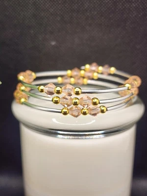 Beautiful Handcrafted Memory Wire Bracelets - Image 1 of 2