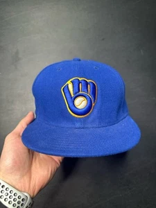 New Era 59Fifty MLB Milwaukee Brewers Juego de Campo Equipado (70482535) - 7 3/8 - Imagen 1 de 4