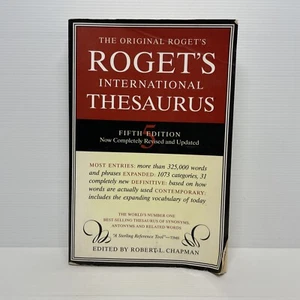 The Original Roget's International Thesaurus 5th Edition - Picture 1 of 5