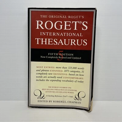 The Original Roget's International Thesaurus 5th Edition - Image 1 of 4