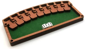 Brimtoy Shut the box traditional wooden dice game/pub game - Picture 1 of 4