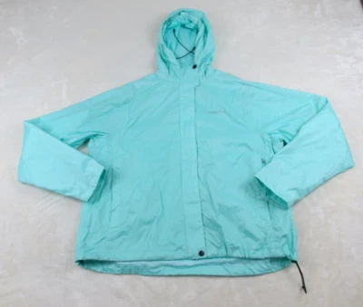 Arctix 夹克女式特大号蓝色标志全拉链连帽河雨休闲* — 第 1/4 张图片