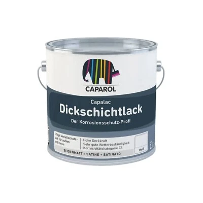 Caparol Capalac Dickschichtlack Korrosionsschutz Glimmer seidenm 750ml oder 2,5L - Bild 1 von 2