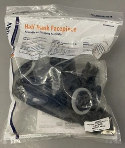 SPERIAN 322000 PREMIER HALF MASK FACEPIECE REUSABLE AIR PURIFYING RESPIRATOR M/L - Picture 1 of 3