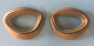US NAVY/ USMC AN-6530 TWO PIECE GOGGLE CUSHIONS IN KHAKI COLOR - Picture 1 of 7