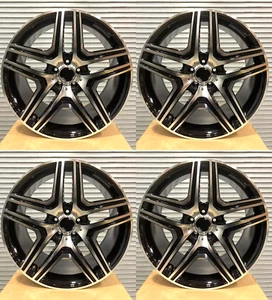 22" (set of 4) Wheels for Mercedes Benz gl350 gl550 gle350 gls450 ml500 22x10 - Picture 1 of 4