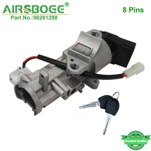 Conjunto de interruptor de carcasa de bloqueo de encendido con 2 llaves para Chevrolet Aveo Optra 96261298 - Imagen 1 de 5