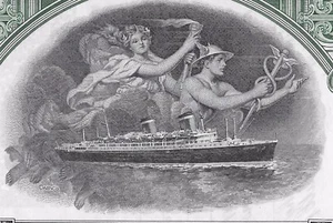 1949 UNITED STATES LINES COMPANY * AZIONE DOC USA ORIGINALE  * - Foto 1 di 3