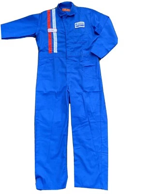 VTG RARE Red Kap Leaseway Transportation “Joe” Name Tag Blue Coverall 44 Reg - Image 1 of 4