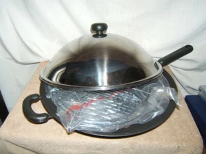 Circulon Hi-Low System Haer Wok anodizzato con coperchio - Foto 1 di 8