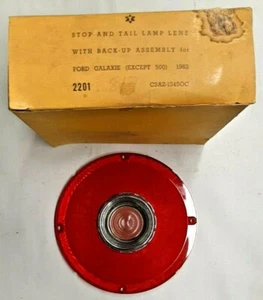 1963 Ford Galaxie (exc. 500) Stop/Tail lamp lens w/back-up repl. #: C3AZ-13450-C - Picture 1 of 2