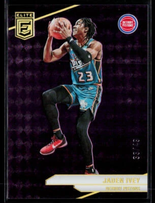 2023-24 Donruss Elite #28 Jaden Ivey Purple #/49 - Image 1 of 2