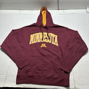 University of Minnesota Golden Gophers J. America Hoodie Sweatshirt Mens Medium - Picture 1 of 9
