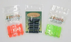 Stonfo Plastic Eyes Dumbbell Shaped, Fly Tying Material - Picture 1 of 9