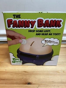 Fanny Butt Bank Coin Holder Farting Coin Drop Big Mouth Toys Toot Gag Gift - Picture 1 of 8