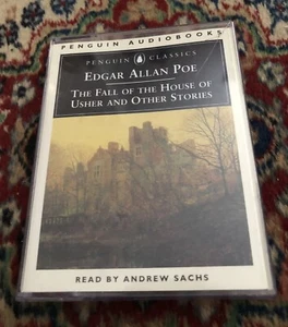 Edgar Allen Poe. The Fall of the House of Usher. 2x cassette tapes. Penguin 1995 - Picture 1 of 3