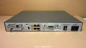 Routeur à services intégrés Cisco 1841 V06 INCL 1X WIC1B-S/T V3 1X WIC 1T modules - Photo 1/4
