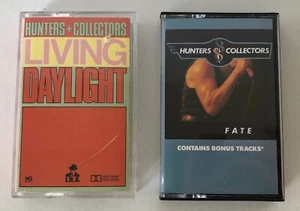 Hunters & Collectors - Living Daylight + Fate RARE out of print promo cassettes - Picture 1 of 3