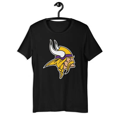 Vikings logo T-Shirt Minnesota Football Minn Skol Tee  S-5XL Foto 1 de 4