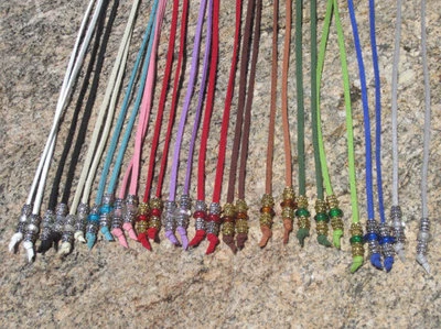 Laços de cabelo de couro envoltórios rabo de cavalo suportes BOHO roupas boêmias tranças - Imagem 1 de 4