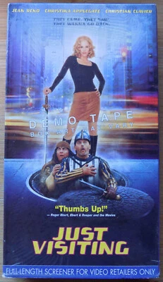 Just Visiting - Screener Full Length Promo VHS - Jean Reno, Christina Applegate - Image 1 of 3