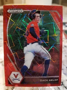 2021 Panini Prizm Draft Zach Gelof Rookie Red Velocity Prizm PDP60 Athletics - Picture 1 of 2