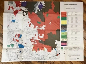 Vintage Map x 1 Gembrook Cartography Monash University 1975 No. 7 - Bild 1 von 4