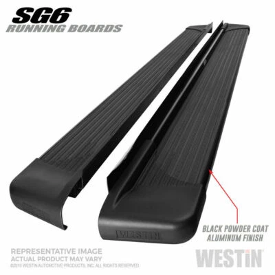 Westin Black SG6 Running Boards For 01-04 Dodge Dakota / 09-19 Ram 1500 27-64765 - Image 1 of 4